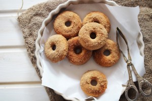Donuts mit braunem Zucker