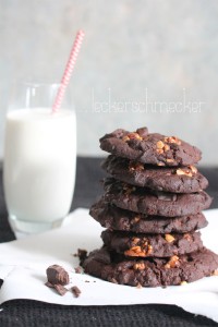 choco cookies with nuts